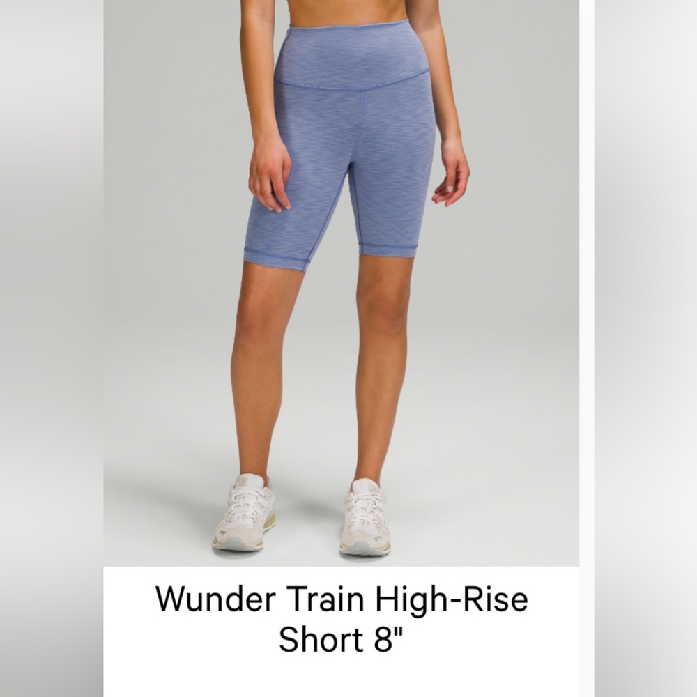 lululemon athletica Wunder Train High Rise Shorts 8” Size 10